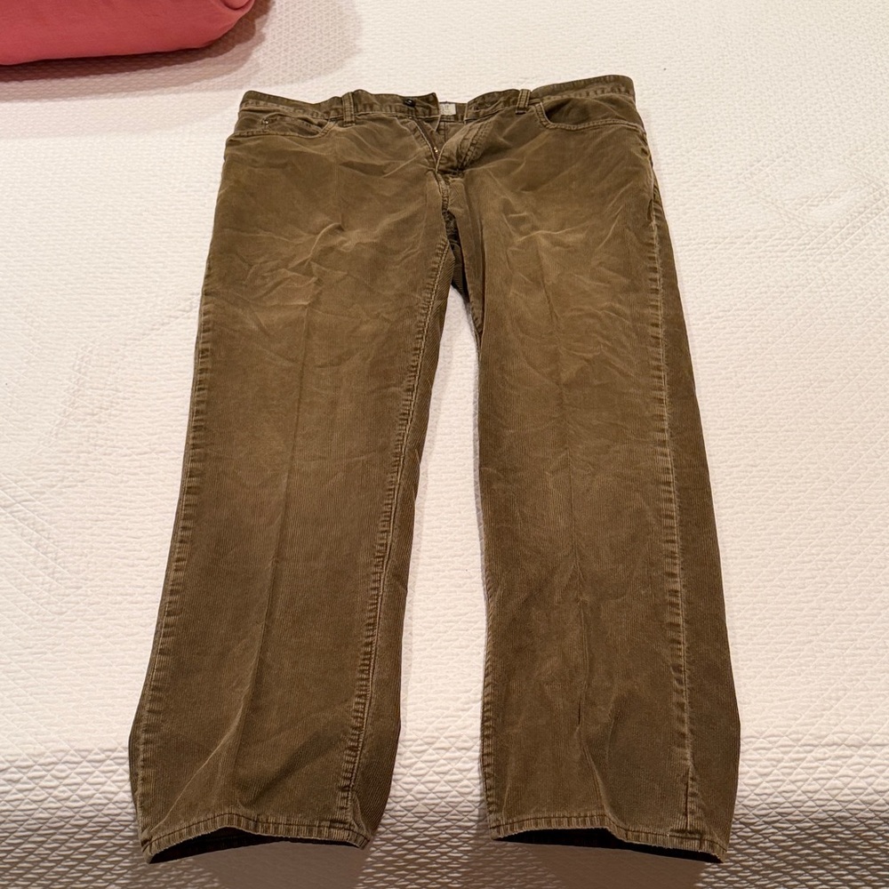 J. Crew Olive Corduroy Pants